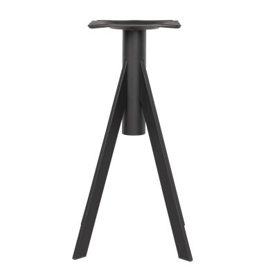 TABLE BASE HM5918 BLACK METAL 37,5x37,5x73Hcm.