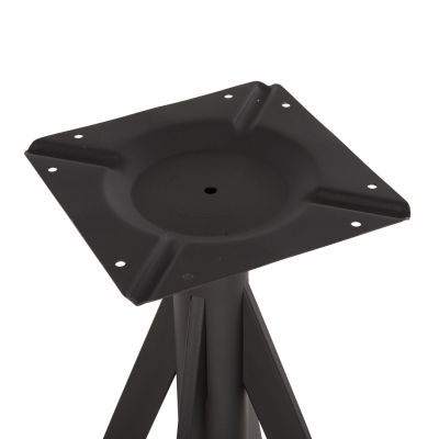 TABLE BASE HM5918 BLACK METAL 37,5x37,5x73Hcm.