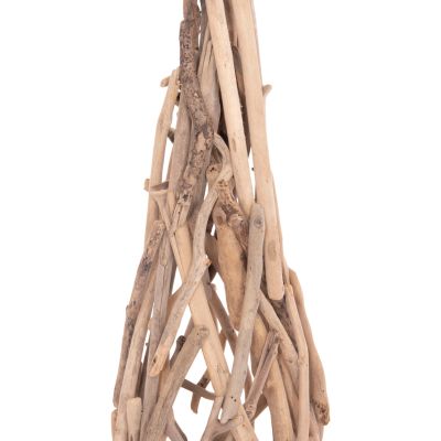 DECORATIVE FLOOR STANDING LAMP FLAMER HM4439 DRIFTWOOD IN NATURAL 30x30x179Hcm.