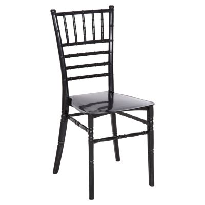 POLYPROPYLENE CATERING CHAIR TIFFANY NEW HM8058.07 GLOSSY BLACK 42x48x88,5Hcm.