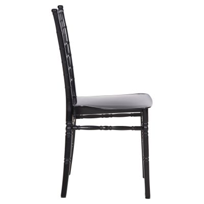 POLYPROPYLENE CATERING CHAIR TIFFANY NEW HM8058.07 GLOSSY BLACK 42x48x88,5Hcm.