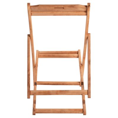 BEACH CHAIR HM5798.02 NO ARMS SOLID BEECH WOOD NATURAL COLOR IMPREGNATED