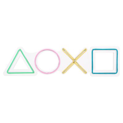 WALL DECORATION ILLUMINATED (LED) HM4652 GAME CONTROLS 57x2x14,5Hcm.