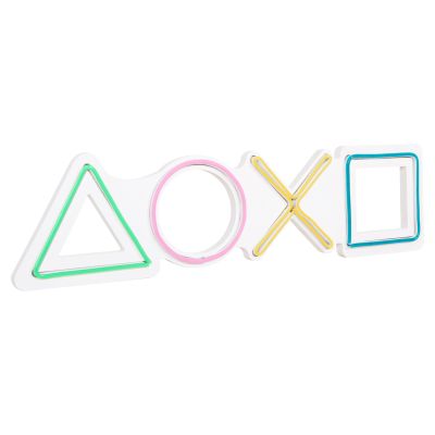 WALL DECORATION ILLUMINATED (LED) HM4652 GAME CONTROLS 57x2x14,5Hcm.