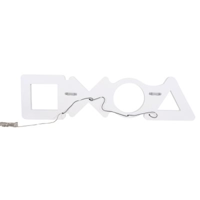 WALL DECORATION ILLUMINATED (LED) HM4652 GAME CONTROLS 57x2x14,5Hcm.