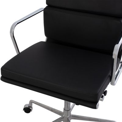 SUPERIOR OFFICE CHAIR WITH BLACK ALUMINUM FRAME HM1172.01 62x70x115 cm.
