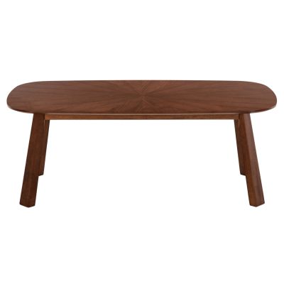 COFFEE TABLE RINER HM9737 MDF IN WALNUT COLOR 120x60x45Hcm.