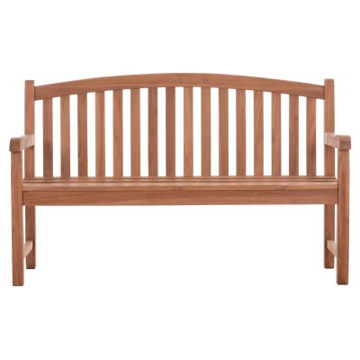 OUTDOOR 3-SEATER BENCH ELENA HM18125 TEAK WOOD--NATURAL COLOR 150x61x95Hcm.