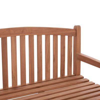 OUTDOOR 3-SEATER BENCH ELENA HM18125 TEAK WOOD--NATURAL COLOR 150x61x95Hcm.