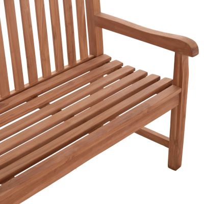 OUTDOOR 3-SEATER BENCH ELENA HM18125 TEAK WOOD--NATURAL COLOR 150x61x95Hcm.