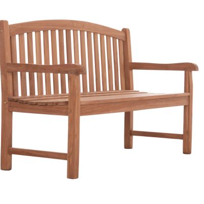 OUTDOOR 3-SEATER BENCH ELENA HM18125 TEAK WOOD--NATURAL COLOR 150x61x95Hcm.