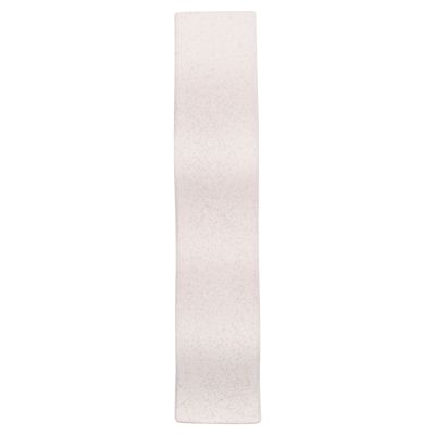 CERAMIC TABLE DECOR SERIES "SEBOR" HM4589.01 OFF WHITE WITH CRYSTALLISATION 14x6.5x30Hcm.