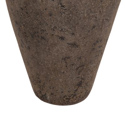 ДЕКОРАТИВНА ПОДОВА ВАЗА ZATI HM7929 ТЕРАКОТА В СИВ ЦВЯТ Φ32x60Hcm.