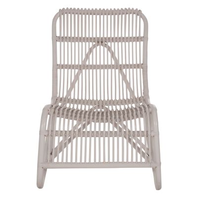 ARMCHAIR BRONNY FOR OUTDOOR USE HM9644.02 RATTAN IN WHITE COLOR 60x82x92Hcm.