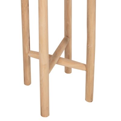 ПОСТАНТ ЗА ЦВЕТЯ HM7935 ТИКОВО ДЪРВО В ЕСТЕСТВЕН ЦВЯТ Φ30x75,5Hcm.