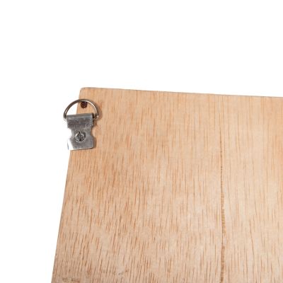 WALL DECORATION MYST HM4275 FRAME WITH FIGURINES MADE OF DRIFTWOOD 60x5x80Hcm.