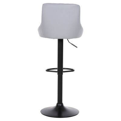 БАР СТОЛ ROSE HM204.10 СИВ PU- ОКАЧВАНЕ Φ44x85-107Hcm.