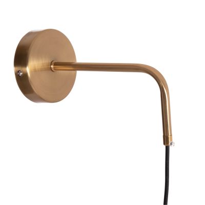 WALL SCONCE GYDA HM4473 METAL IN GOLD-GLASS 18x28x55Hcm.