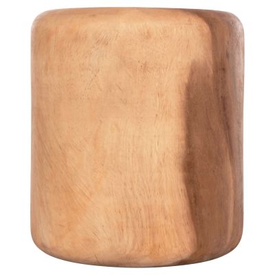ROUND STOOL TOBI HM9791.11 SOLID SUAR WOOD--NATURAL COLOR Φ39x42Hcm.