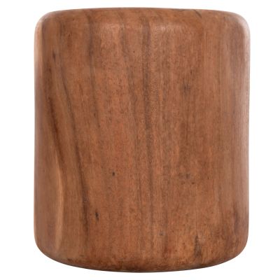 ROUND STOOL TOBI HM9791.11 SOLID SUAR WOOD--NATURAL COLOR Φ39x42Hcm.