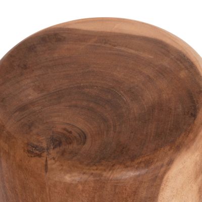 ROUND STOOL TOBI HM9791.11 SOLID SUAR WOOD--NATURAL COLOR Φ39x42Hcm.