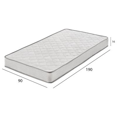 MATTRESS HM671.01 CONTINUOUS SPRING 90x190cm. SINGLE-SIDED