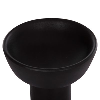 CERAMIC TABLE DECOR ELENDIL HM4603.02 MATTE BLACK Φ20x26.5Hcm.