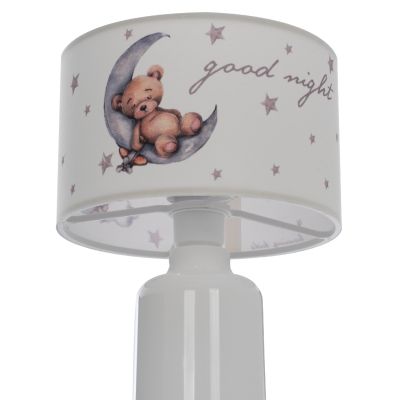 TABLE LAMP BALOO HM7577.07 KID'S ROOM FABRIC "CAP" Φ24x32H