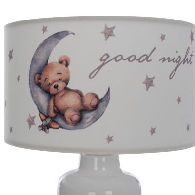 TABLE LAMP BALOO HM7577.07 KID'S ROOM FABRIC "CAP" Φ24x32H