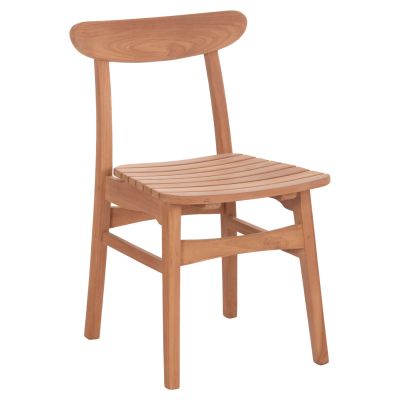 OUTDOOR DINING CHAIR ROBBIE HM18115 TEAK WOOD--NATURAL COLOR 48x51x82Hcm.