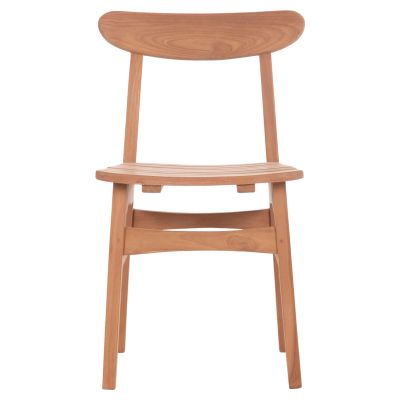 OUTDOOR DINING CHAIR ROBBIE HM18115 TEAK WOOD--NATURAL COLOR 48x51x82Hcm.