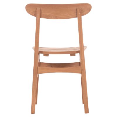 OUTDOOR DINING CHAIR ROBBIE HM18115 TEAK WOOD--NATURAL COLOR 48x51x82Hcm.