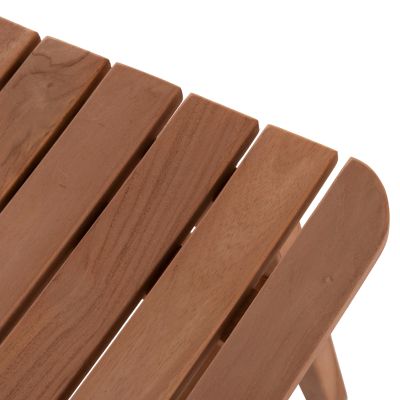 OUTDOOR DINING CHAIR ROBBIE HM18115 TEAK WOOD--NATURAL COLOR 48x51x82Hcm.