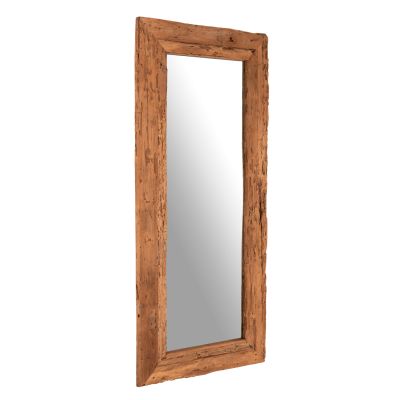 WALL MIRROR HM7942 RECYCLED TEAK WOOD FRAME 80x4x180Hcm.