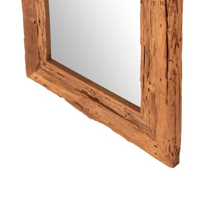 WALL MIRROR HM7942 RECYCLED TEAK WOOD FRAME 80x4x180Hcm.