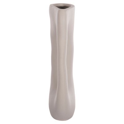 CERAMIC TABLE DECOR SEBOR HM4626.02 MATTE GREY 21x8x35.5Hcm.