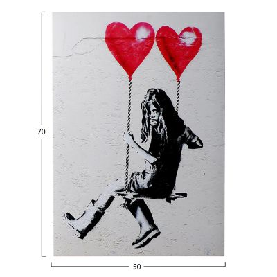 WALL PAINTING SERIES GOBI HM4813 PRINTED CANVAS 50x3(thickness)x70Hcm.