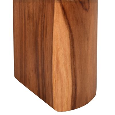 DECOR BOTTLES 3PCS SET HM7716 SOLID TEAK WOOD WALNUT