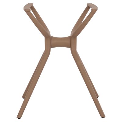 POLYPROPYLENE TABLE BASE CAPPUCCINO HM462.04 FOR TABLETOP 80X80cm.