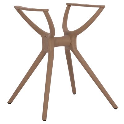 POLYPROPYLENE TABLE BASE CAPPUCCINO HM462.04 FOR TABLETOP 80X80cm.