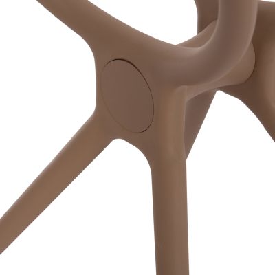 POLYPROPYLENE TABLE BASE CAPPUCCINO HM462.04 FOR TABLETOP 80X80cm.