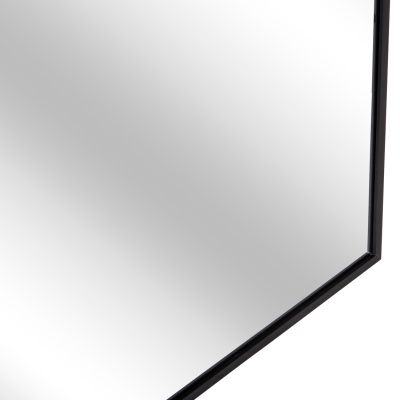 WALL MIRROR SERIES ARCHER HM4501 ALUMINUM FRAME IN BLACK 60x79,5Hcm.