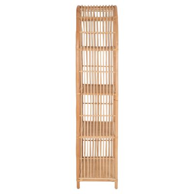 ЕТАЖ ЗА КНИЖА HM9552 ОТ ЕСТЕСТВЕН РАТАН В ЕСТЕСТВЕН ЦВЯТ 80х40х182Нсм.