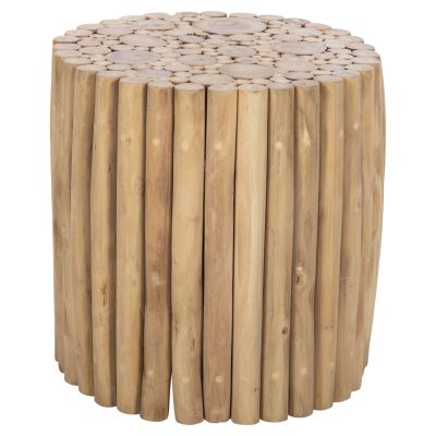 ХОЛНА МАСА КРЪГЛА КОТЕР HM9865 ТИКОВИ КЛОНКИ- ЕСТЕСТВЕНИ Φ39x40.5Hсм.