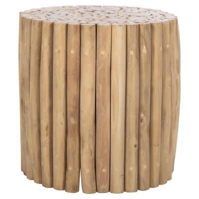 ХОЛНА МАСА КРЪГЛА КОТЕР HM9865 ТИКОВИ КЛОНКИ- ЕСТЕСТВЕНИ Φ39x40.5Hсм.