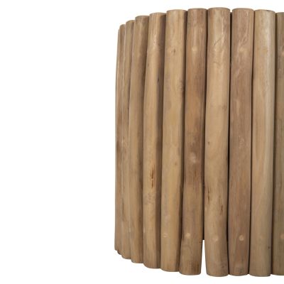 ХОЛНА МАСА КРЪГЛА КОТЕР HM9865 ТИКОВИ КЛОНКИ- ЕСТЕСТВЕНИ Φ39x40.5Hсм.