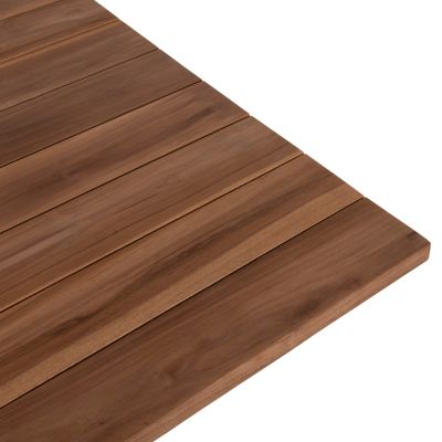 OUTDOOR DINING TABLE LEO HM9622.11 SQUARE TEAK WOOD 80x80x75Hcm.