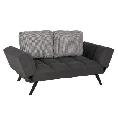Диван 3 места HM3169.01 СИВ с възглавници 165-190x75x89Η cm