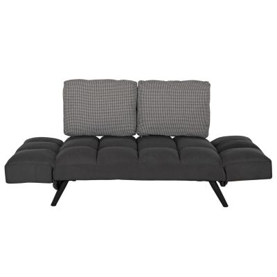 Диван 3 места HM3169.01 СИВ с възглавници 165-190x75x89Η cm