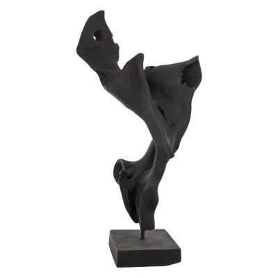 TABLE DECOR HM7714 SOLID TEAK WOOD BLACK 26Χ16Χ70H